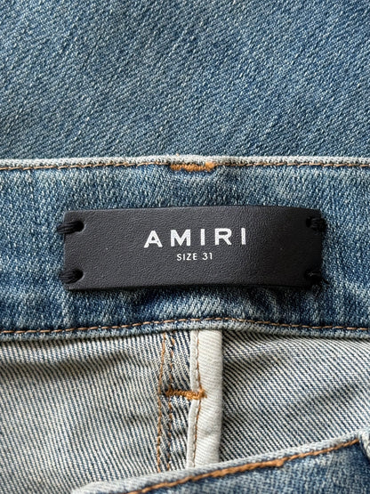 Amiri Clay Indigo & Black Patch MX1 Jeans
