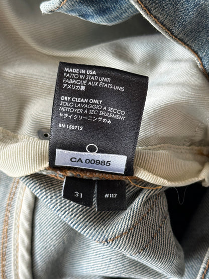 Amiri Clay Indigo & Black Patch MX1 Jeans