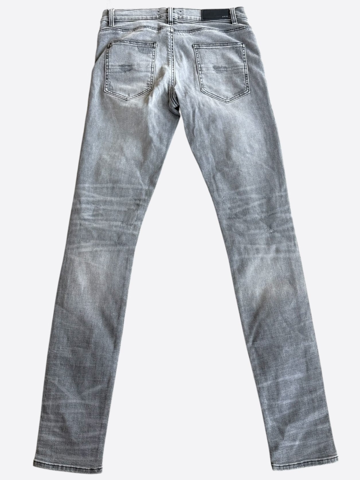 Amiri Storm Grey & Black Patch MX1 Jeans