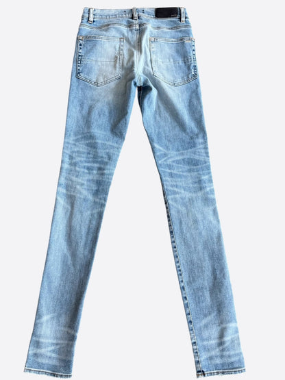 Amiri Indigo & Tiger Patch MX1 Jeans