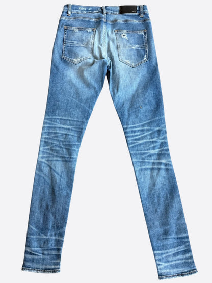 Amiri Indigo & Blue Patch MX1 Jeans