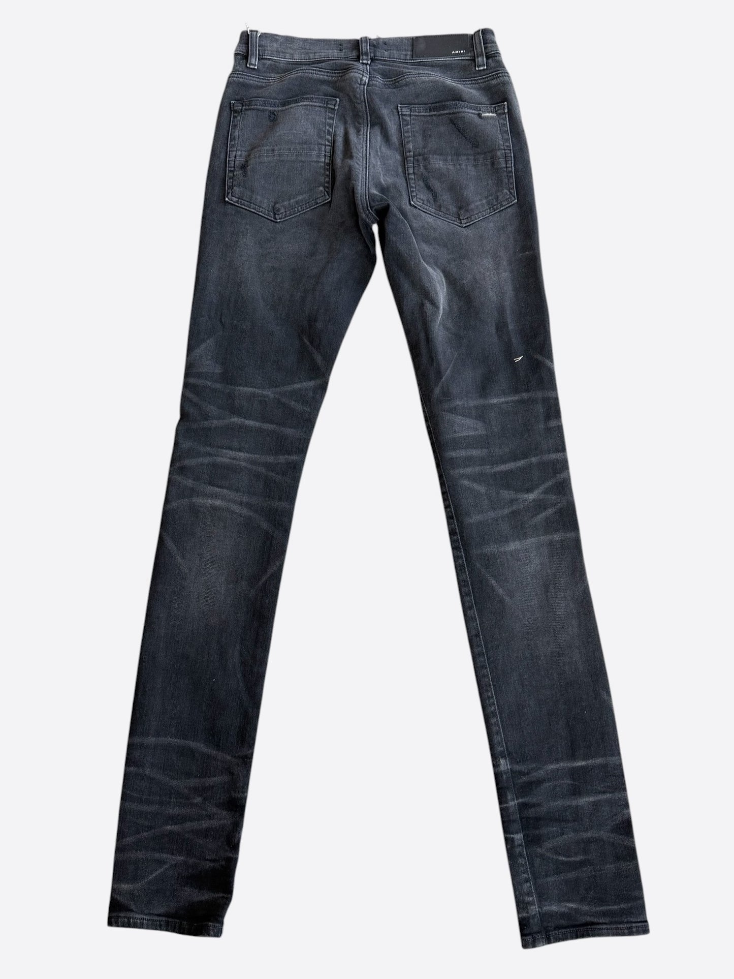 Amiri Aged Black & Multicolor Patch MX1 Jeans