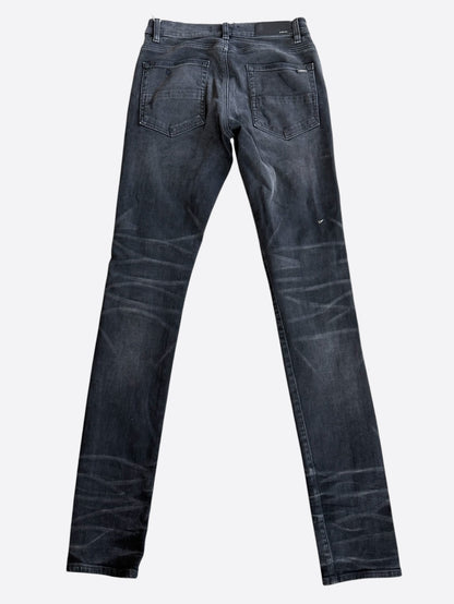 Amiri Aged Black & Multicolor Patch MX1 Jeans
