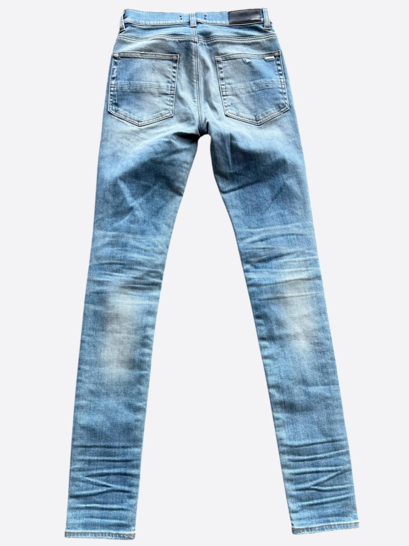 Amiri Clay Indigo & Multicolor Patch MX1 Jeans