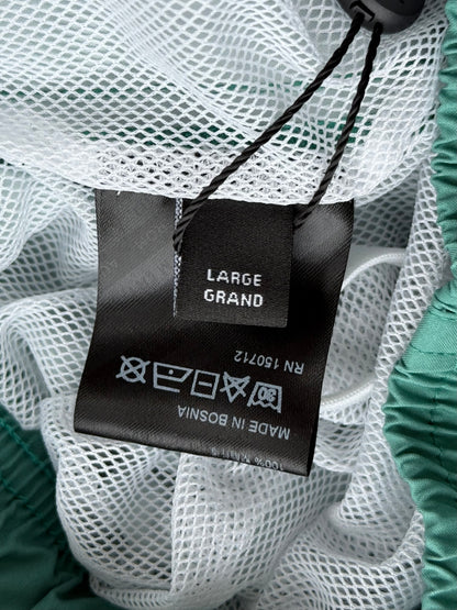 Amiri Sea Blue Wave Logo Swimshorts