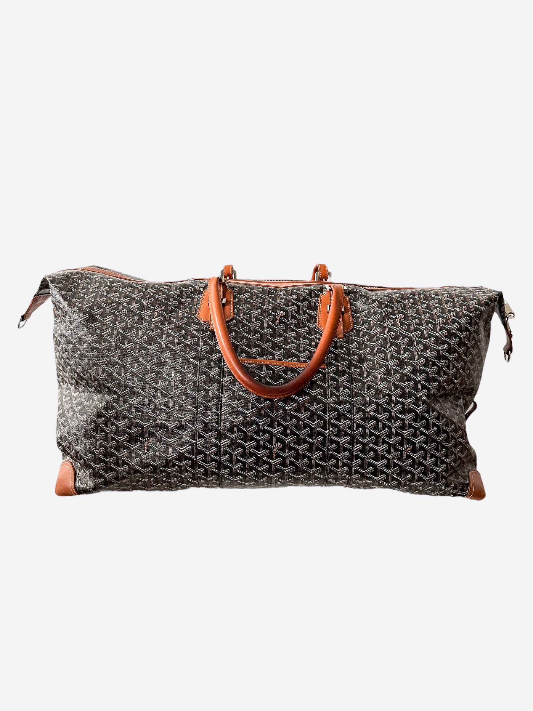 Goyard Black Brown Goyardine Boeing 65 Savonches