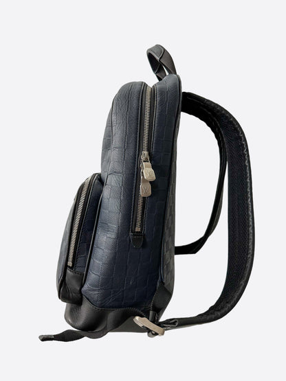 Louis Vuitton Blue Damier Infini Campus Backpack