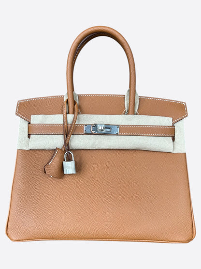 Hermes Gold Epsom Birkin 30
