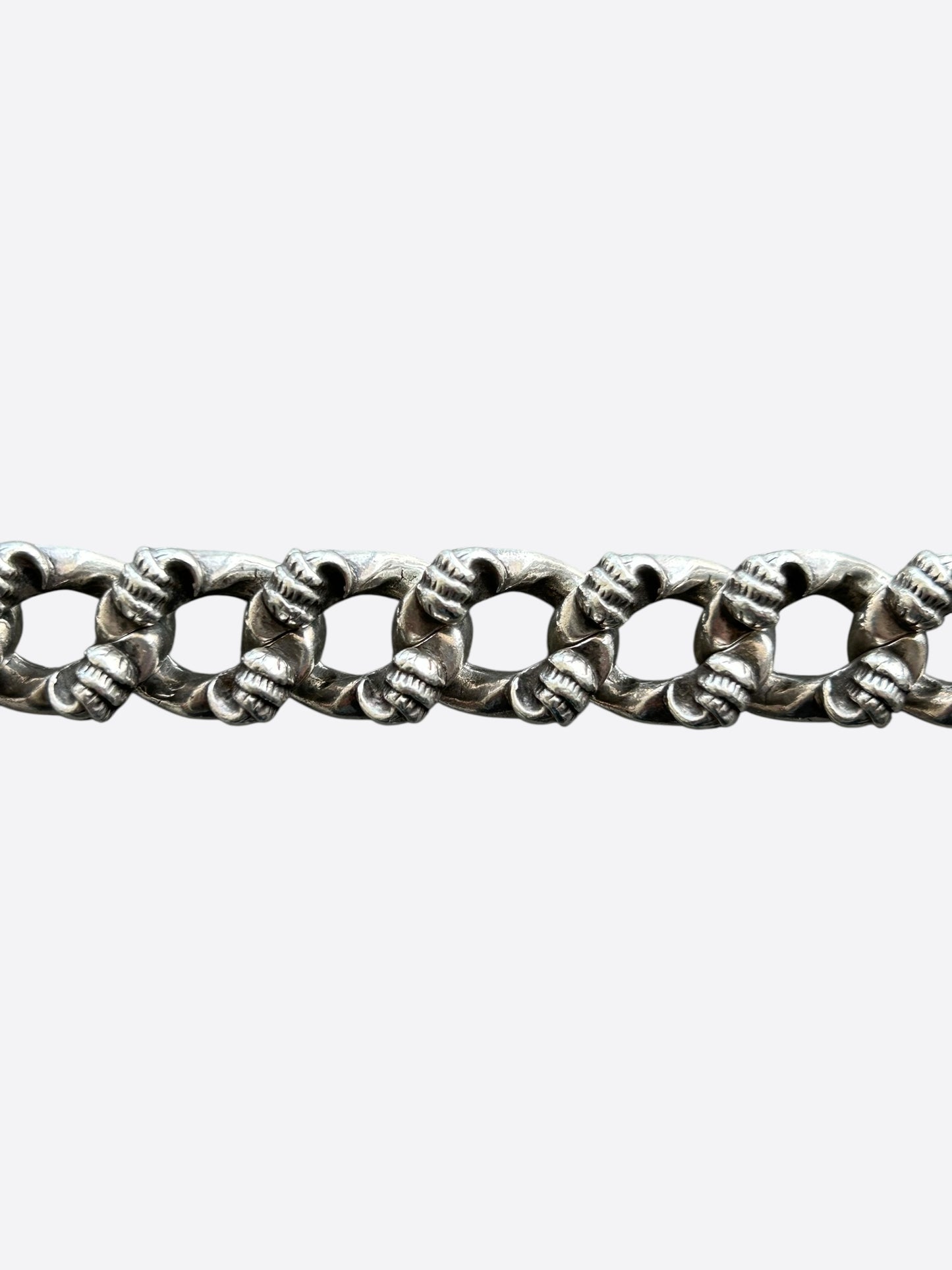 Chrome Hearts Silver Claw Cuban Wallet Chain