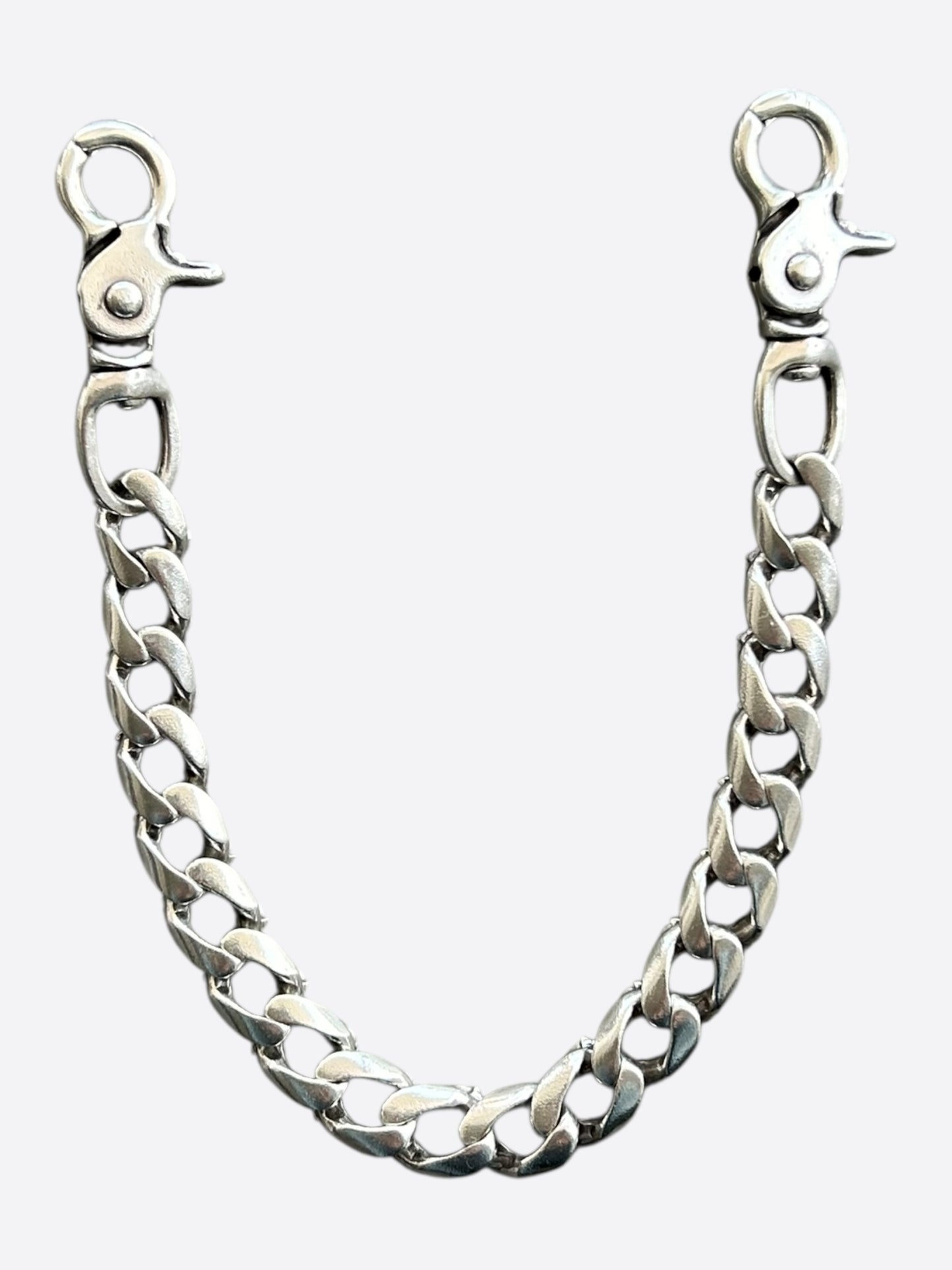 Chrome Hearts Silver Claw Cuban Wallet Chain