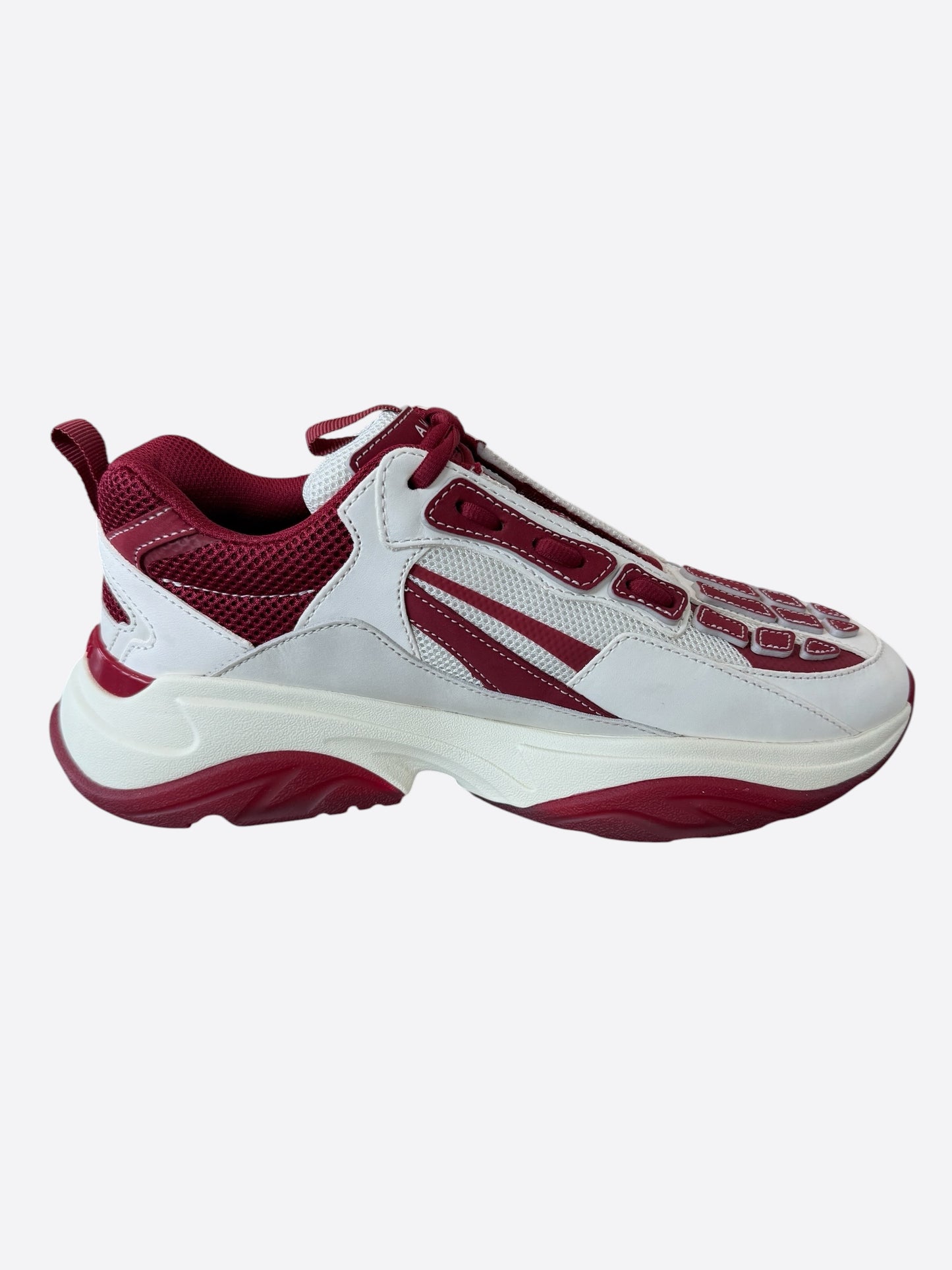 Amiri White & Red Bones Runners