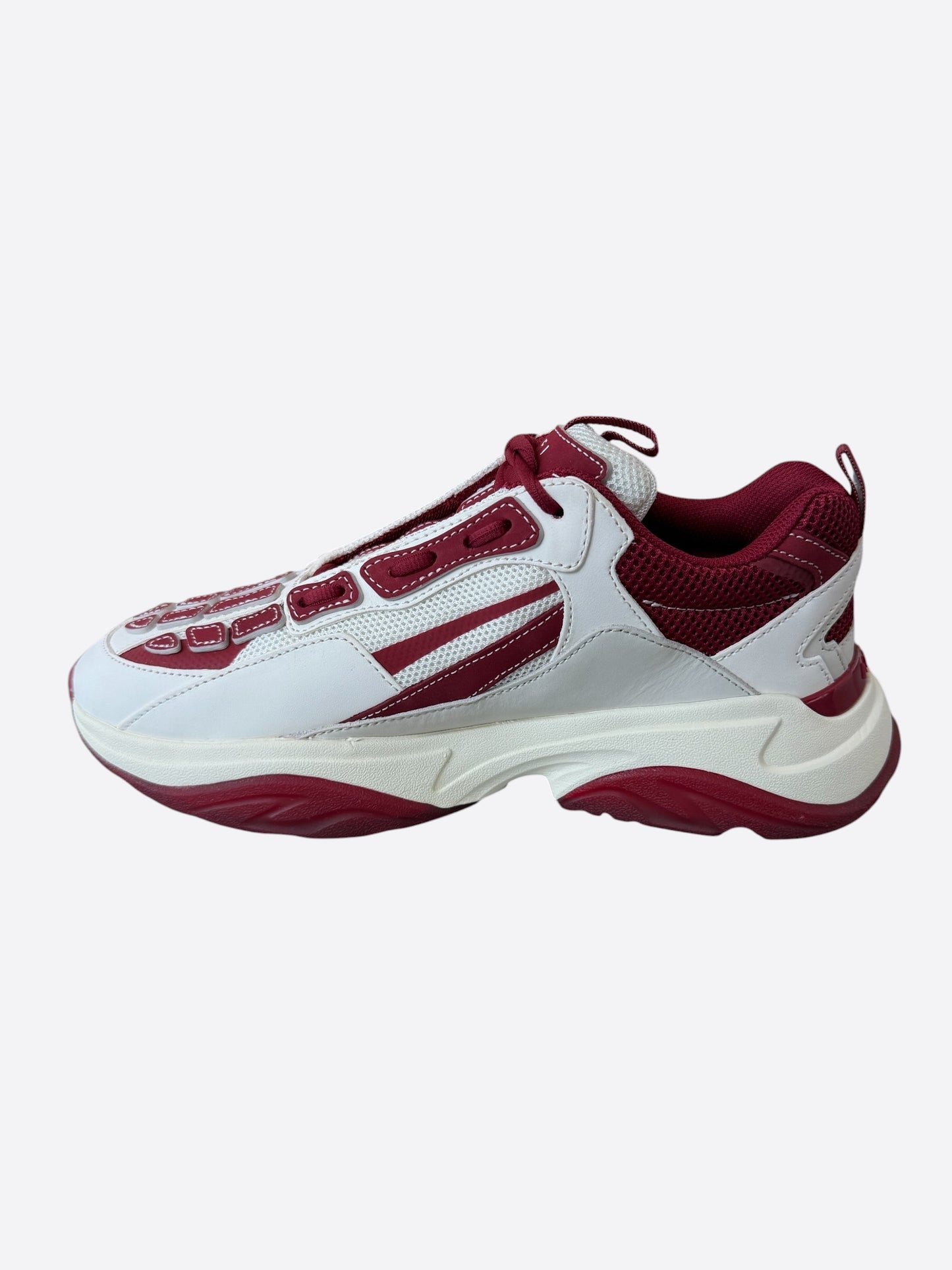 Amiri White & Red Bones Runners