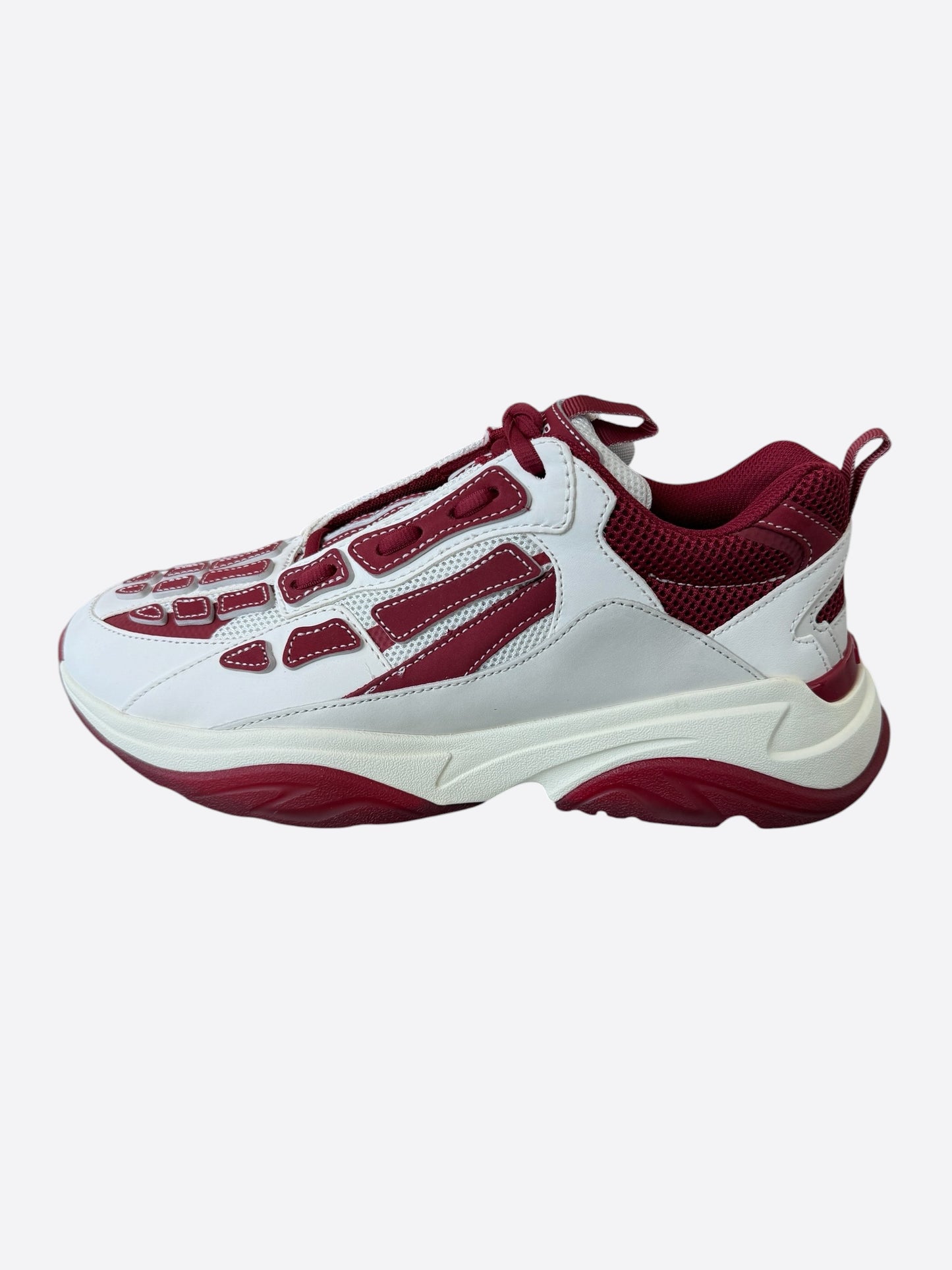 Amiri White & Red Bones Runners