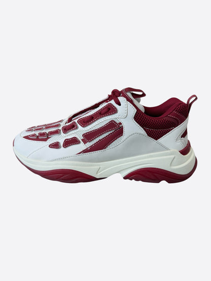 Amiri White & Red Bones Runners