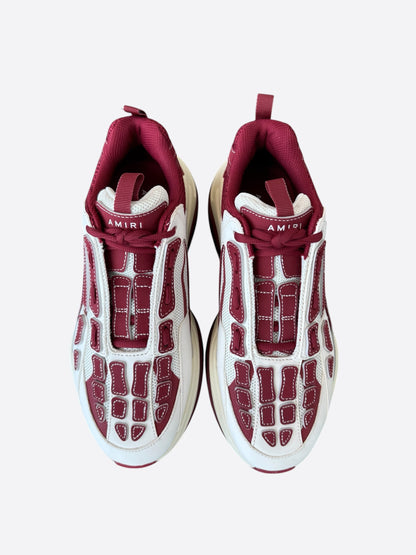 Amiri White & Red Bones Runners