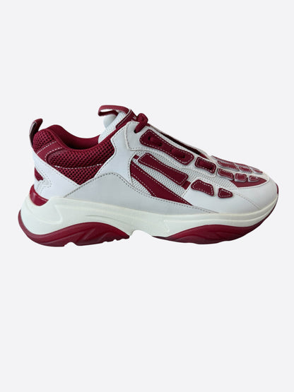 Amiri White & Red Bones Runners