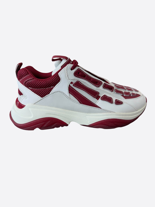 Amiri White & Red Bones Runners