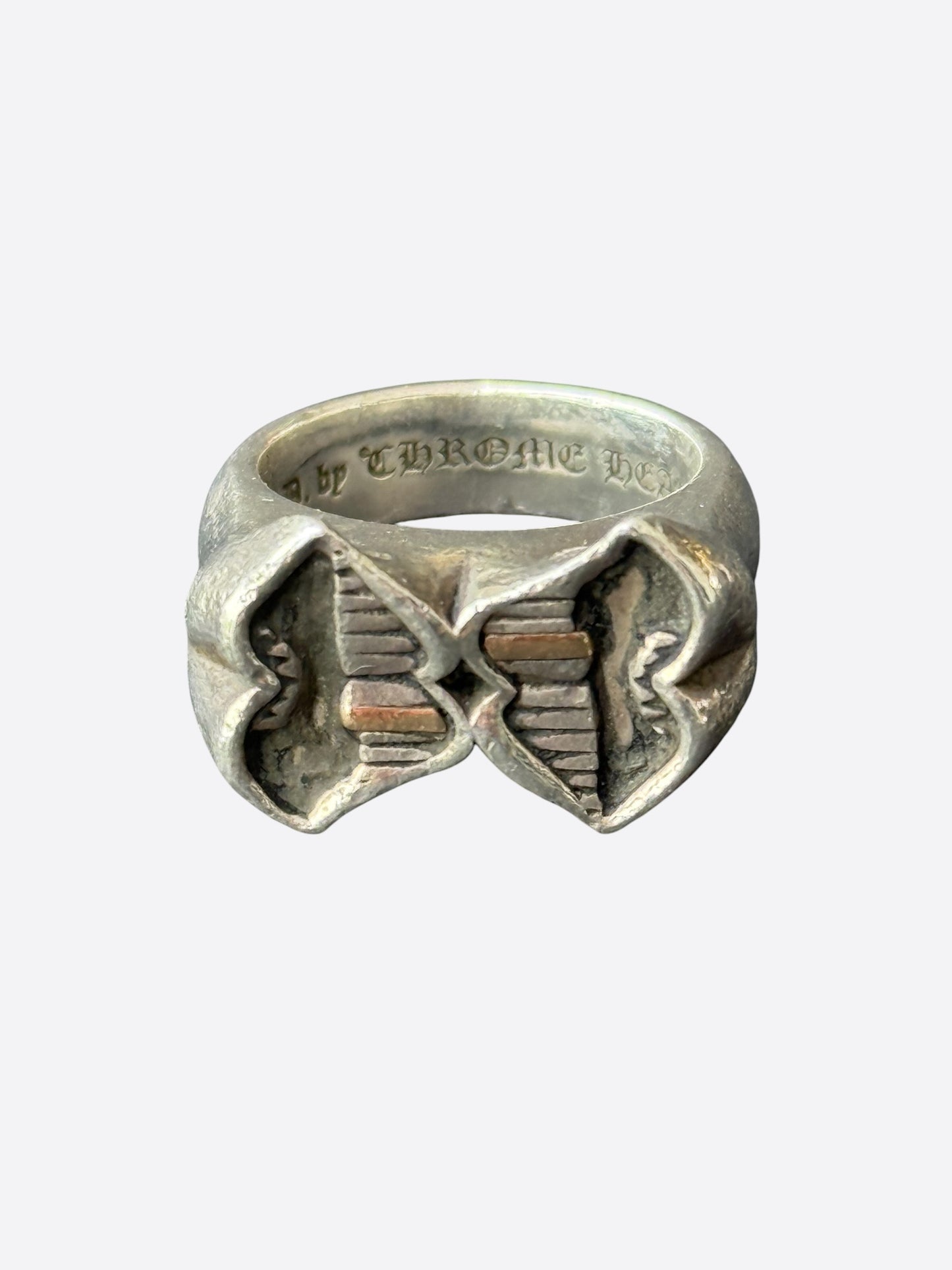 Chrome Hearts Matty Boy Double Chomper Ring
