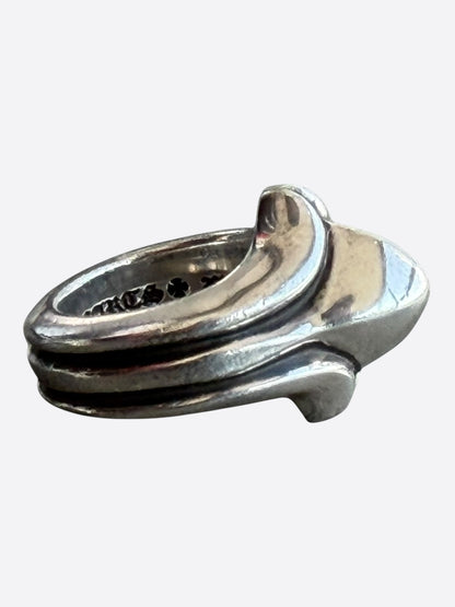 Chrome Hearts Silver Pyramid Stud Ring