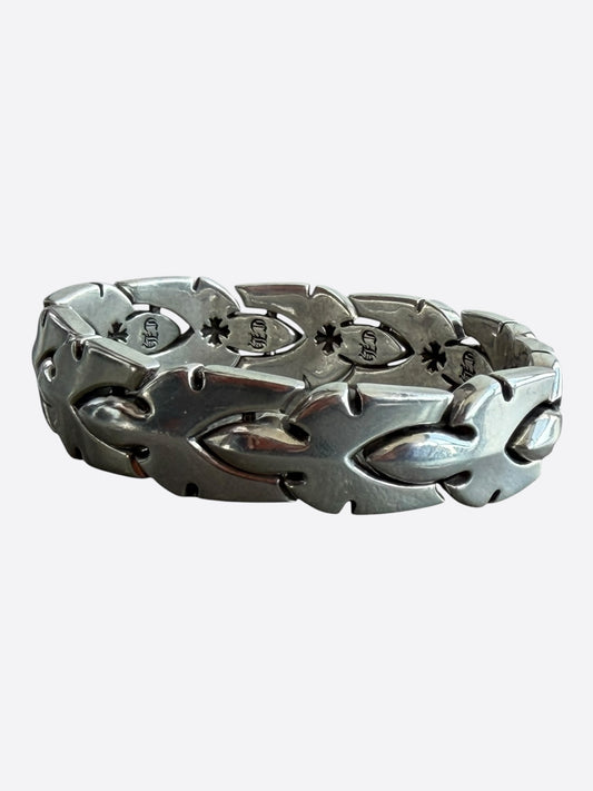 Chrome Hearts Silver Fleur Link Bracelet
