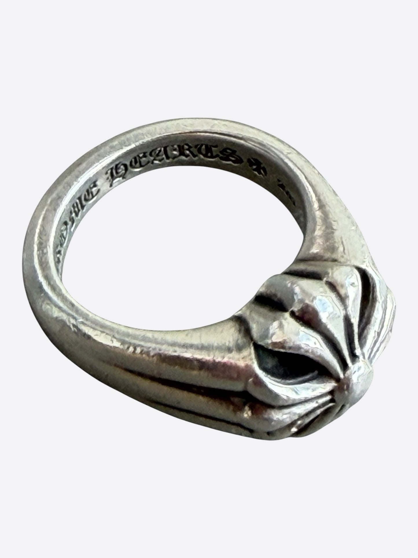 Chrome Hearts Silver CH Plus Ring