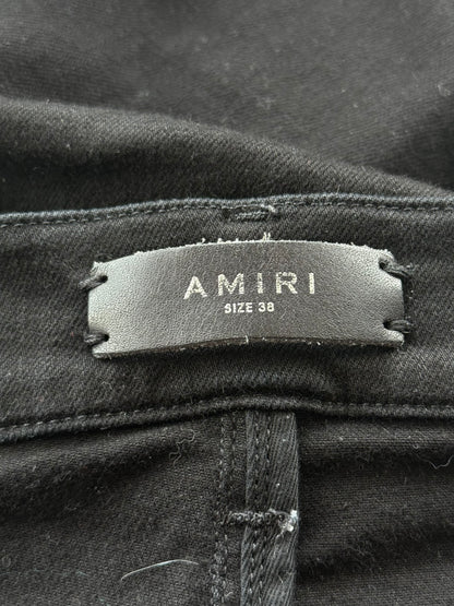 Amiri Black & Brown Patch MX1 Jeans