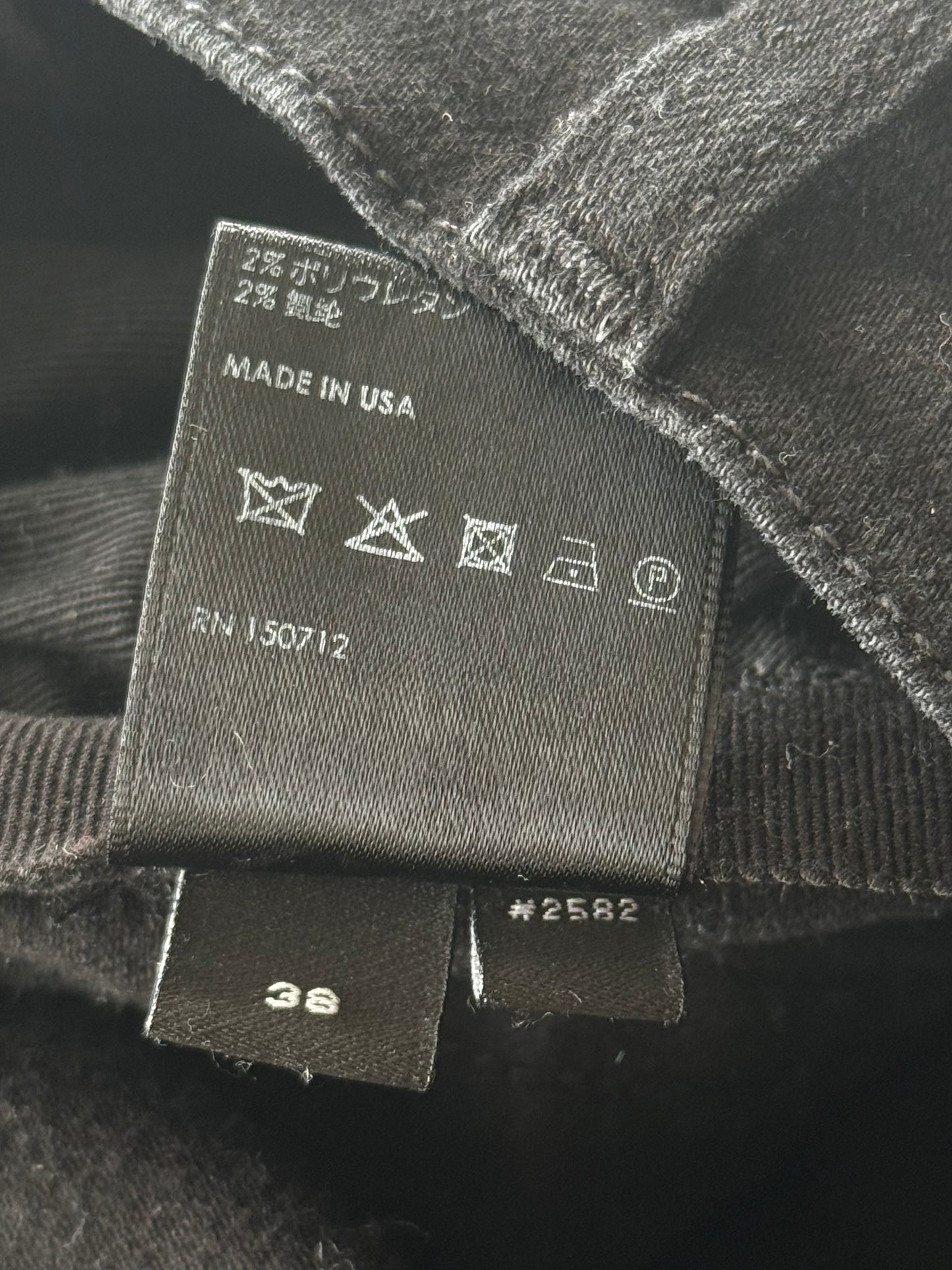 Amiri Black & Brown Patch MX1 Jeans