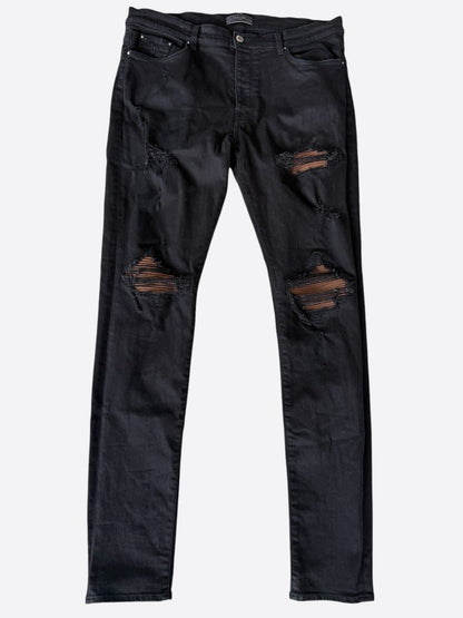 Amiri Black & Brown Patch MX1 Jeans