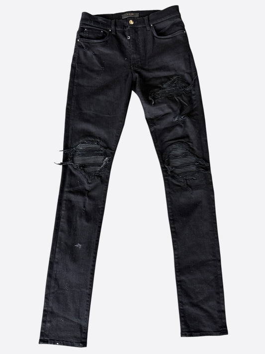 Amiri Black Patch MX1 Jeans
