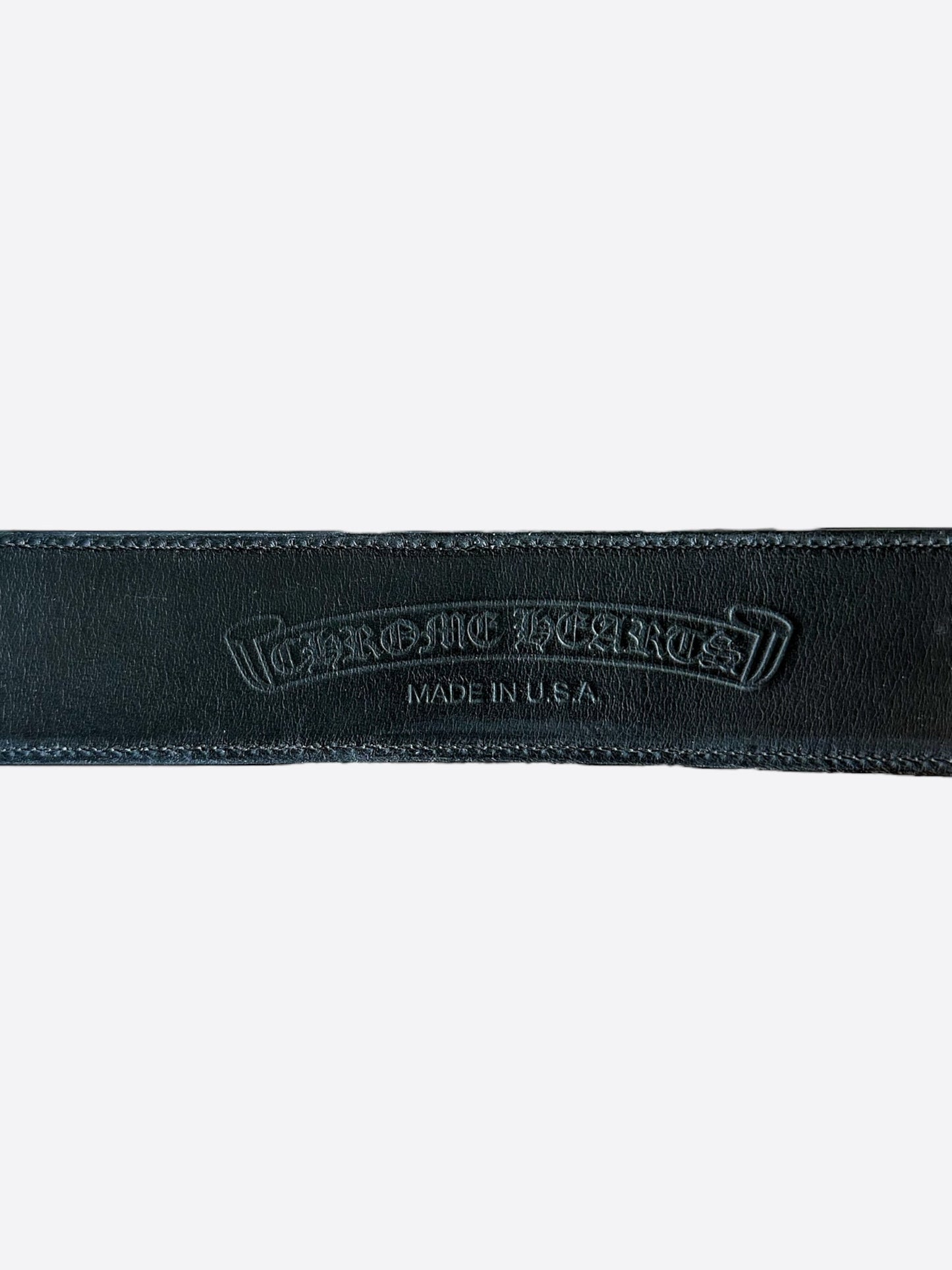 Chrome Hearts Black Multicolor Cross Patch Roller Belt