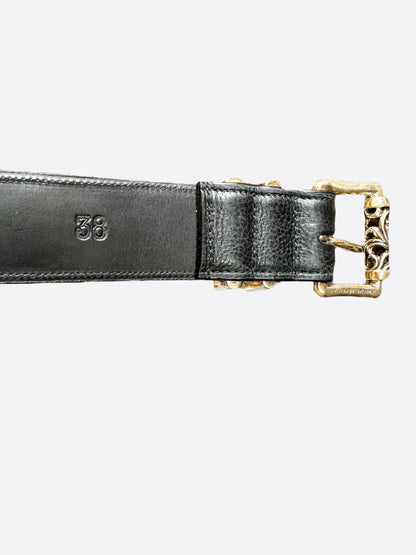 Chrome Hearts Black Multicolor Cross Patch Roller Belt