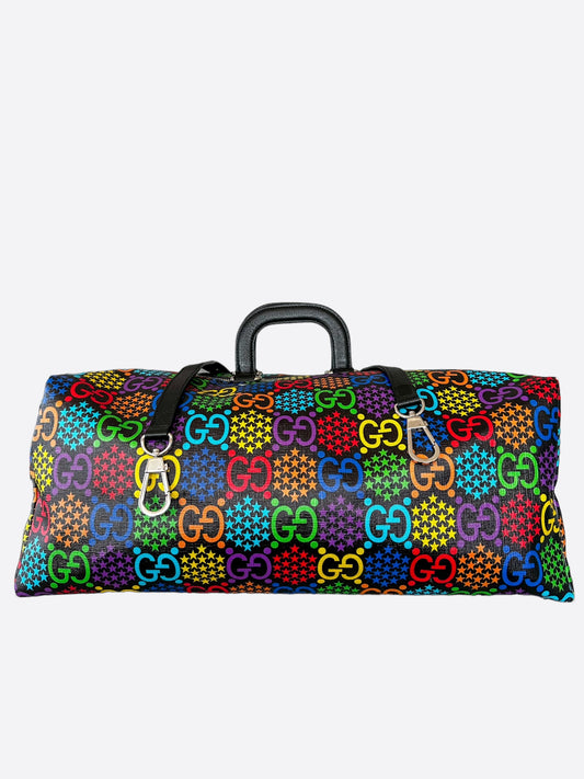 Gucci Multicolor Psychedelic GG Monogram Medium Duffle Bag