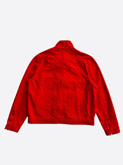 Louis Vuitton Red Monogram Denim Jacket