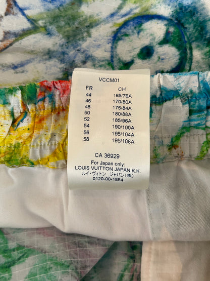 Louis Vuitton White Multicolor Pastel Monogram Swimshorts