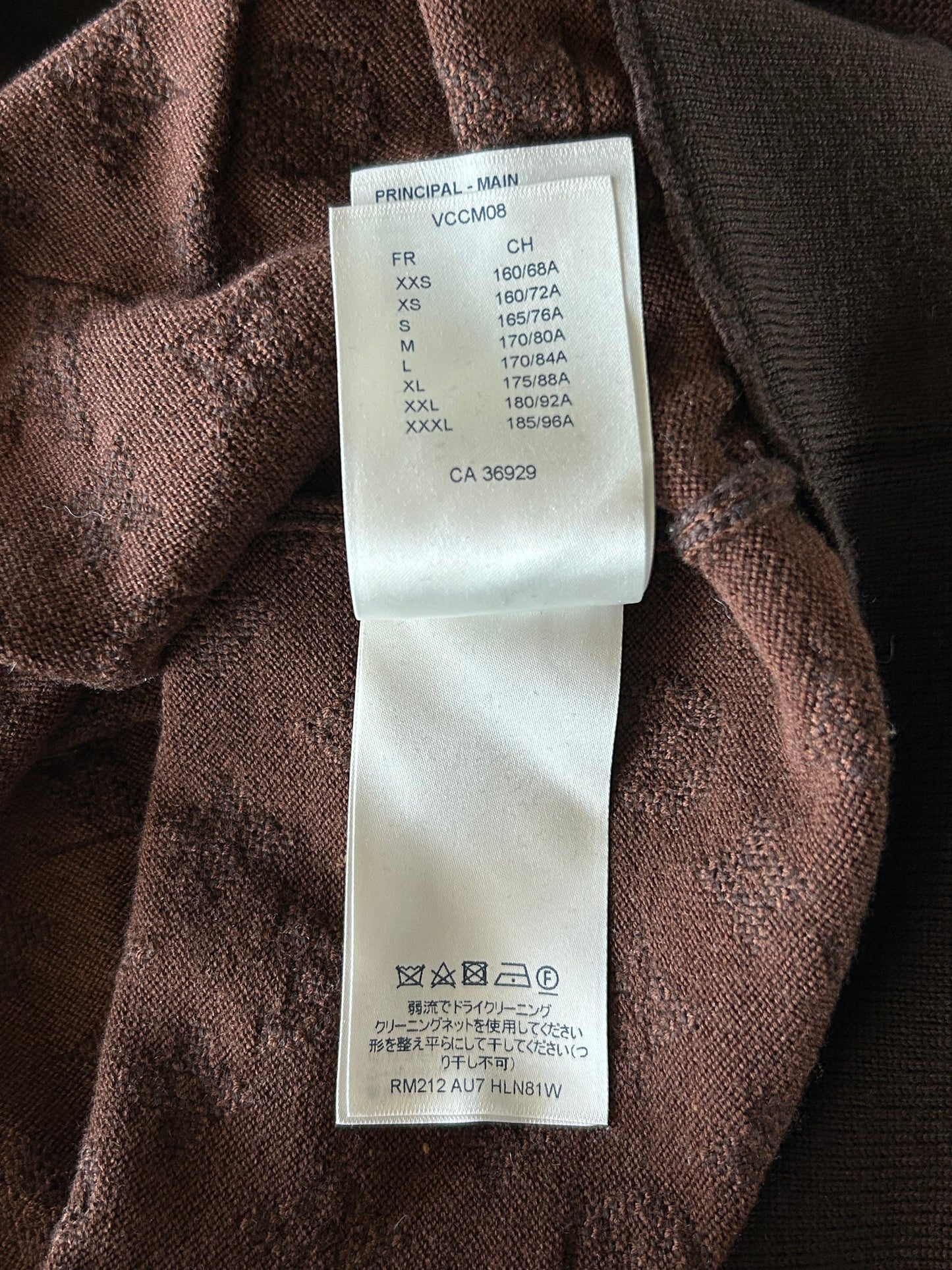 Louis Vuitton Brown Monogram Track Hoodie