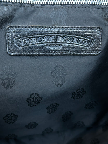 Chrome Hearts Black Multicolor Cross Patch Tote Bag