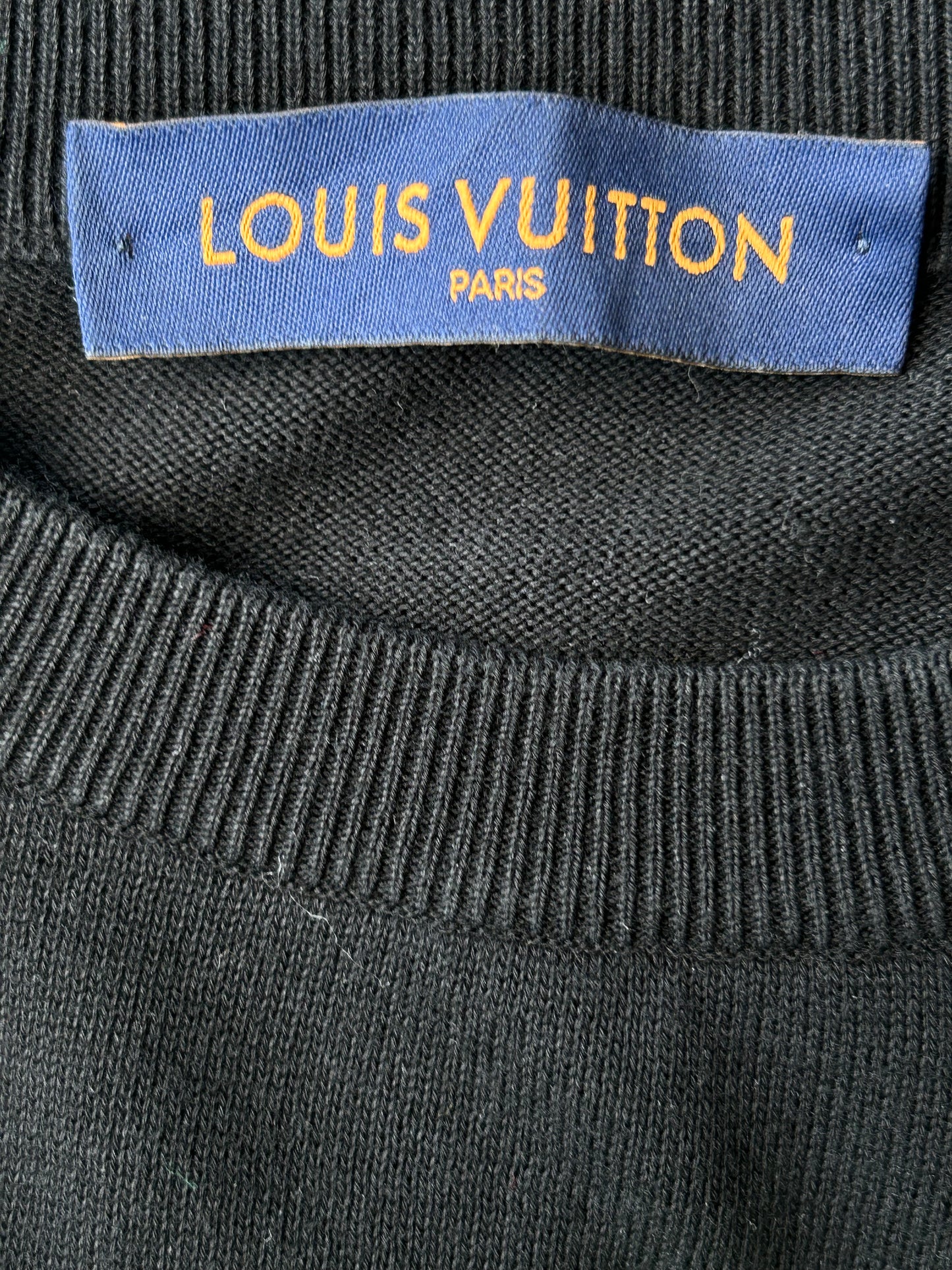 Louis Vuitton Black & Green 1854 Intarsia T-Shirt