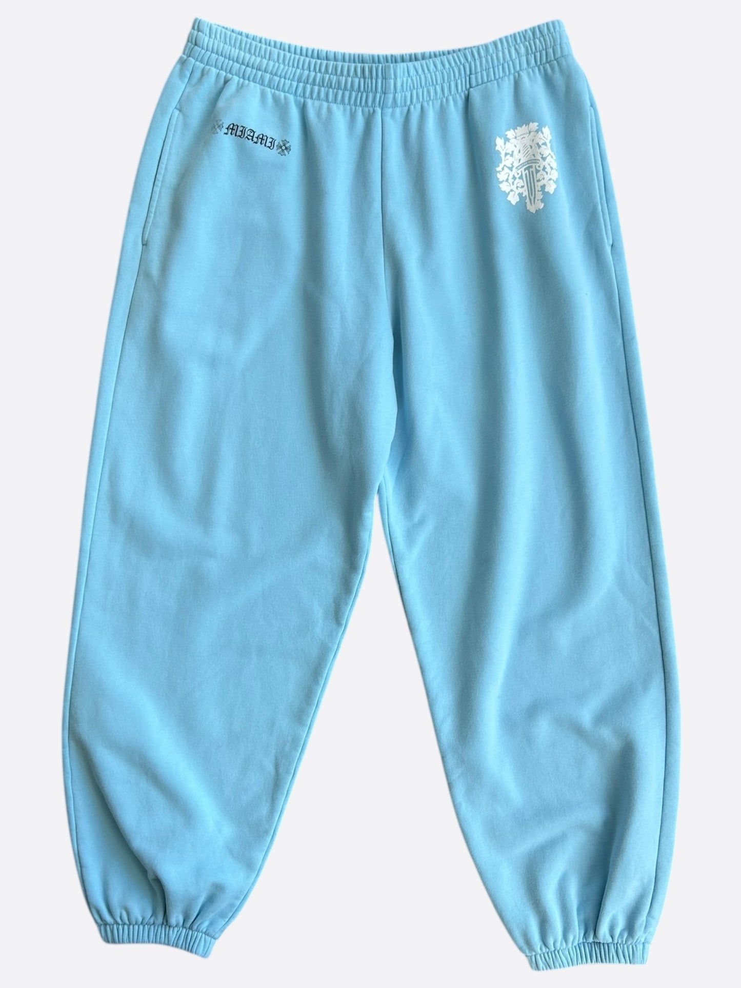 Chrome Hearts Blue Miami Art Basel Exclusive Sweatpants