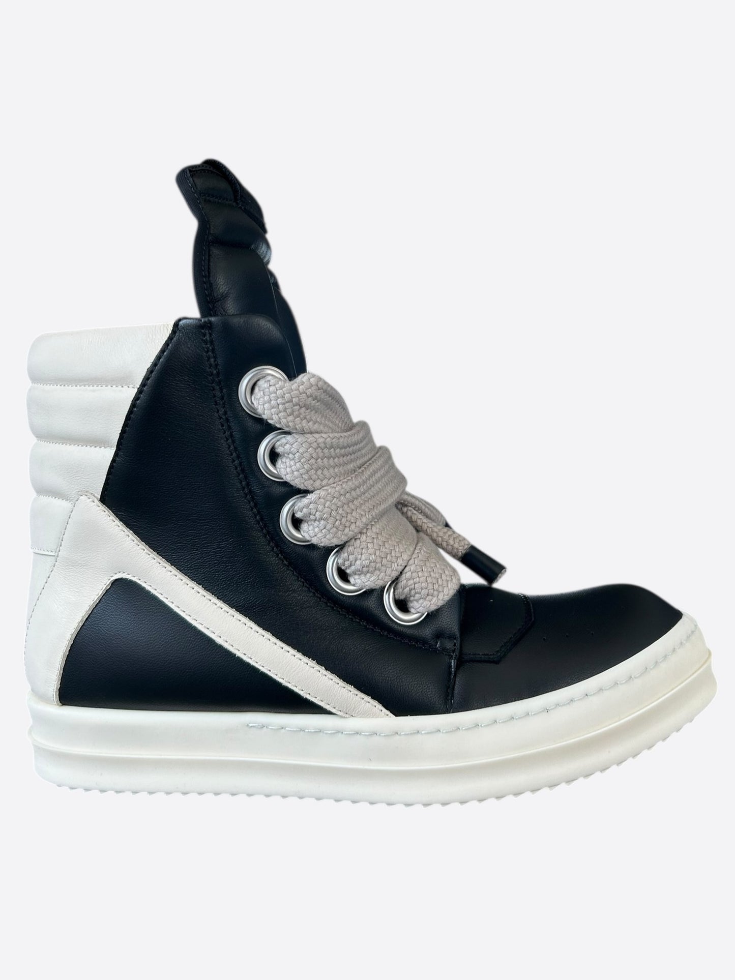 Rick Owens Black & White Jumbo Geobaskets