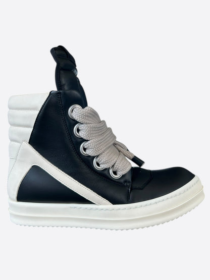 Rick Owens Black & White Jumbo Geobaskets