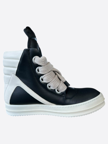 Rick Owens Black & White Jumbo Geobaskets