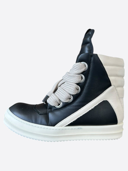 Rick Owens Black & White Jumbo Geobaskets