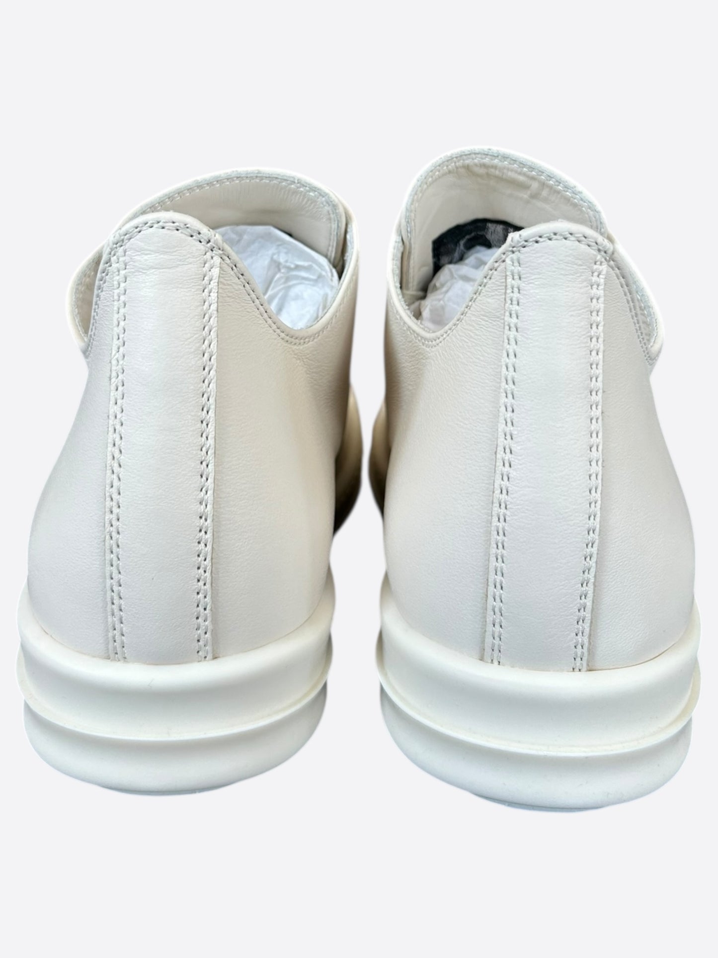Rick Owens White Women's Low Top Sneakers