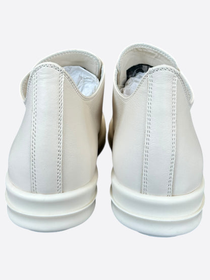 Rick Owens White Women's Low Top Sneakers