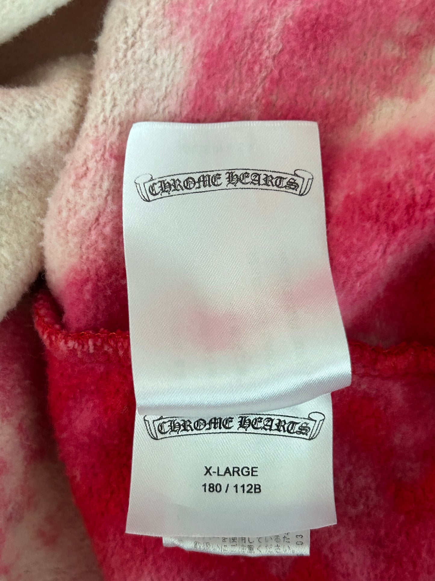 Chrome Hearts CVTVLIST Multicolor Tie-Dye Horseshoe Logo Hoodie