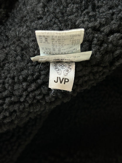 Chrome Hearts Black Quilted Sherpa Jacket
