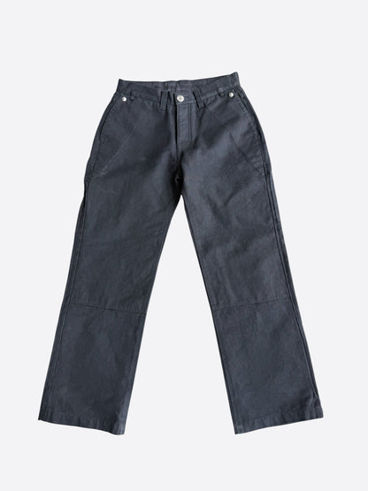 Chrome Hearts Black Cross Patch Carpenter Pants