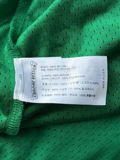 Chrome Hearts Green & Yellow Floral Nylon Mesh Longsleeve Jersey