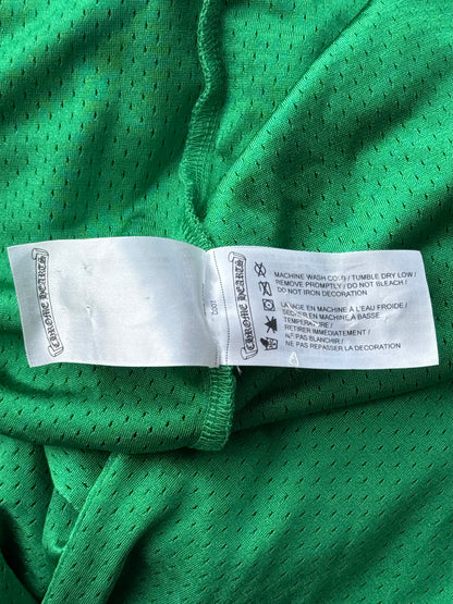Chrome Hearts Green & Yellow Floral Nylon Mesh Longsleeve Jersey