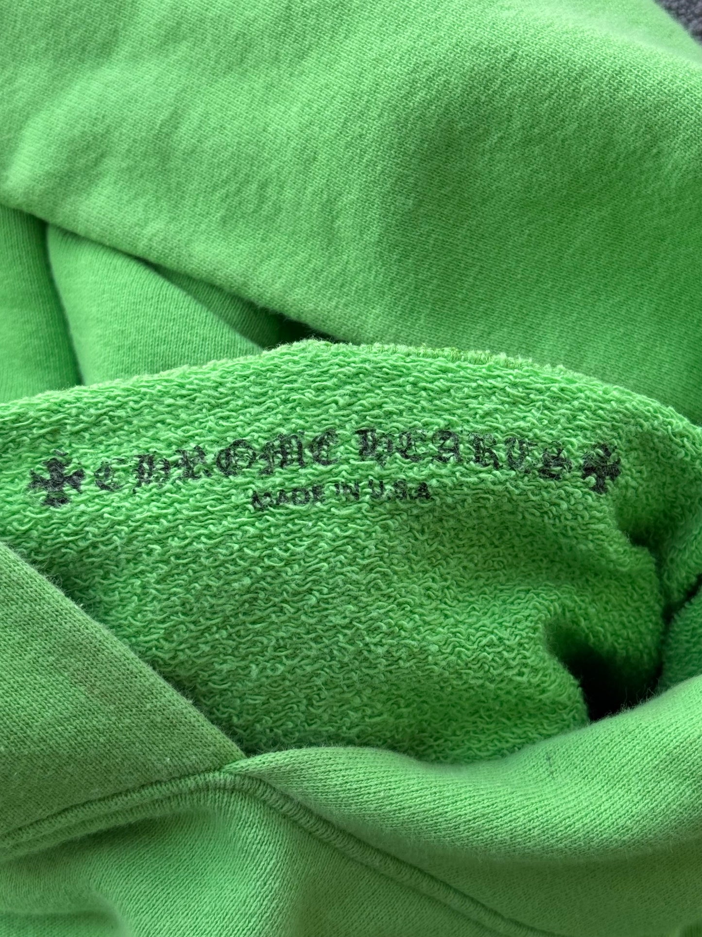 Chrome Hearts Green Sex Records Logo Hoodie